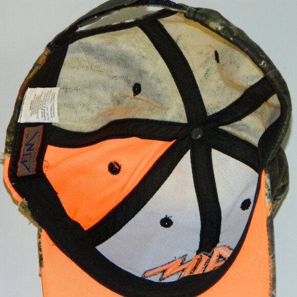 3 for/$30 Mossy Oak Camouflage Baseball Hat Cap Green Orange Military Hunting - Picture 8 of 9